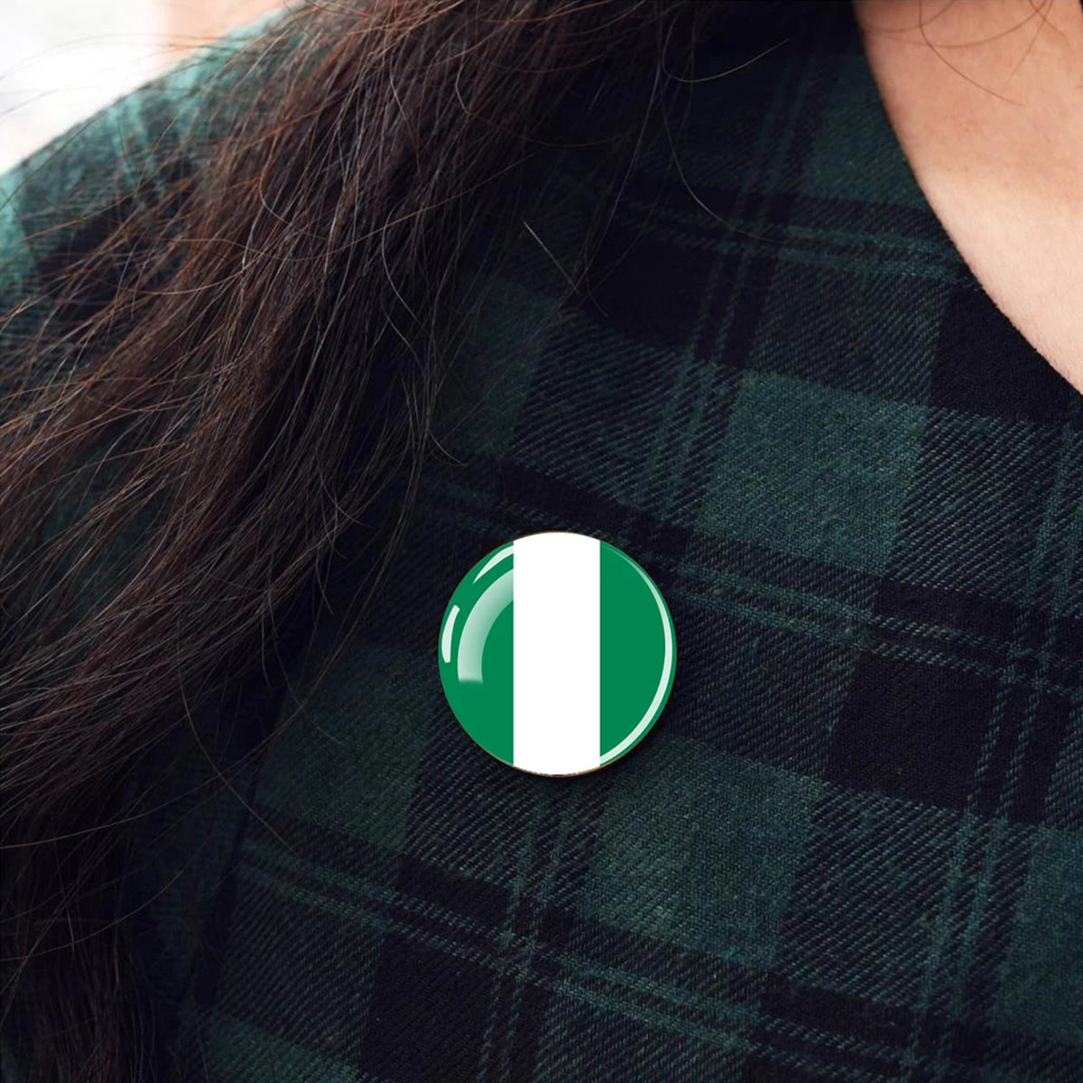 African Country National Flag Brooch Pins Algeria South African Morocco Egypt Nigeria Flags Badge