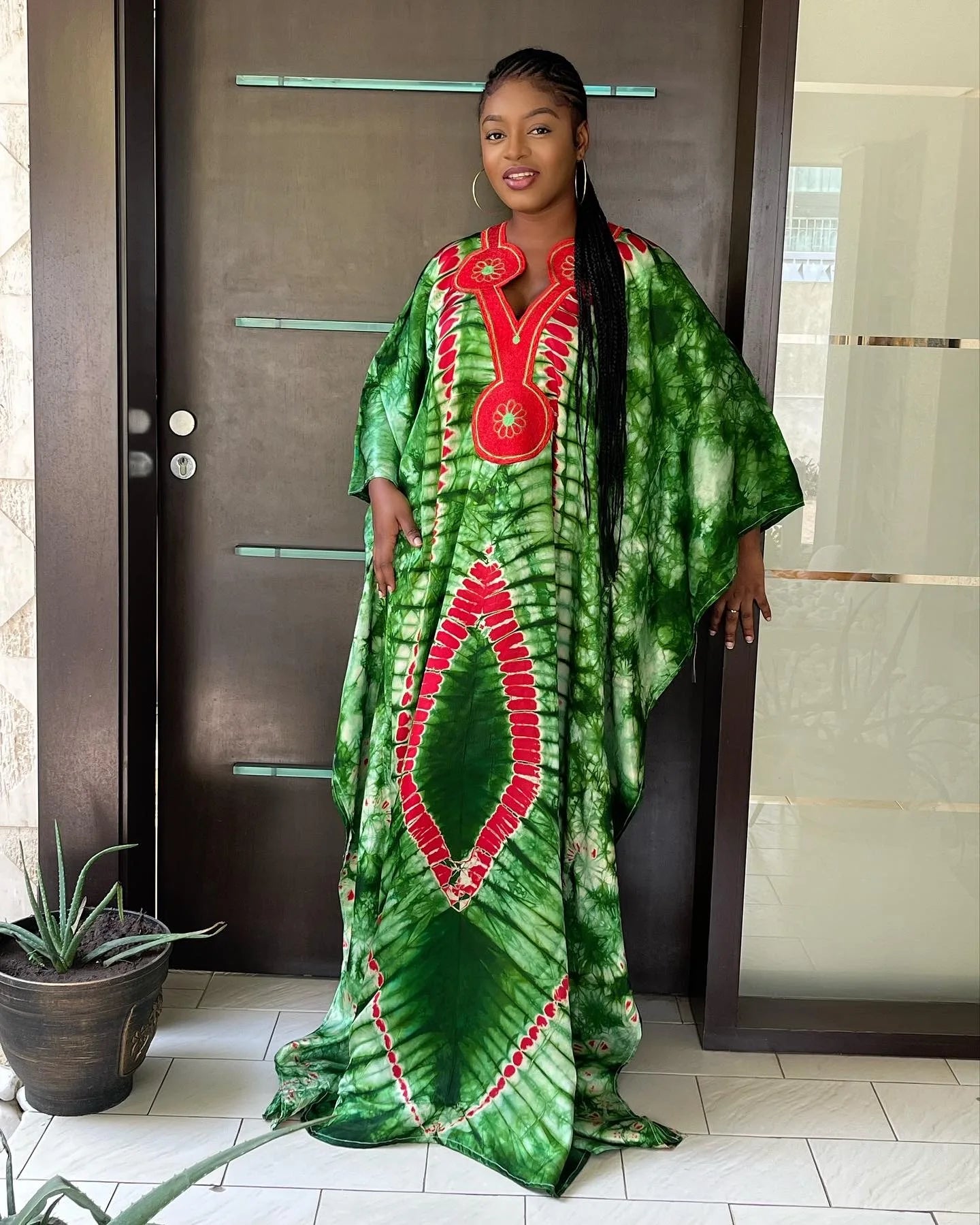 African Dresses For Women Tie Dyed Dashiki Embroidery Design Couple Fashion Elegant Dress With Scarf