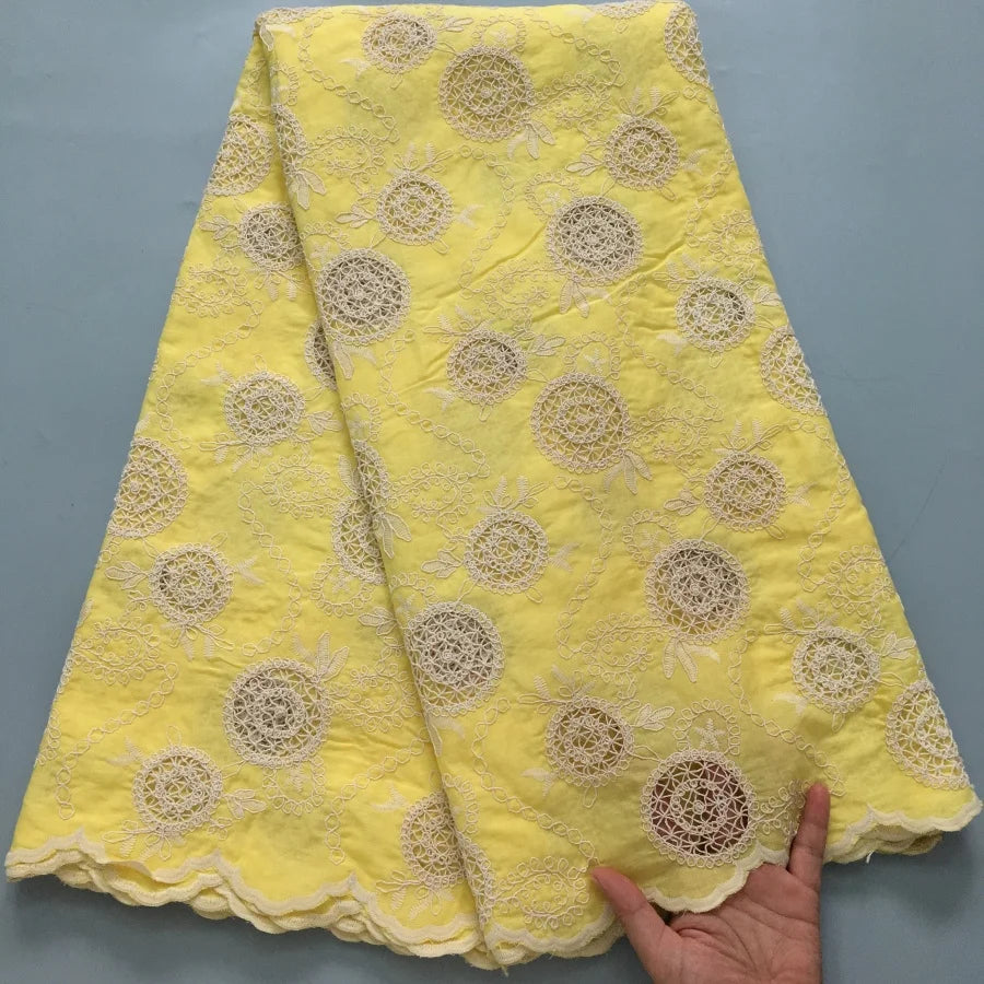 Blush Pink Swiss Voile Lace Fabric | Delicate White Rosette Bouquets & Filigree Tendrils | Petal-Hem Luxury Couture  S4371