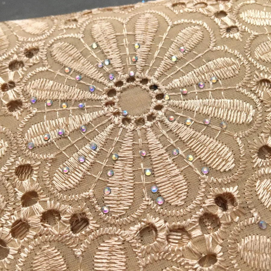 Nigerian Swiss Voile Cotton Fabric Lace African Lace Fabric with Stones Evening Party Dresses For Women High Quality2.5yards4200