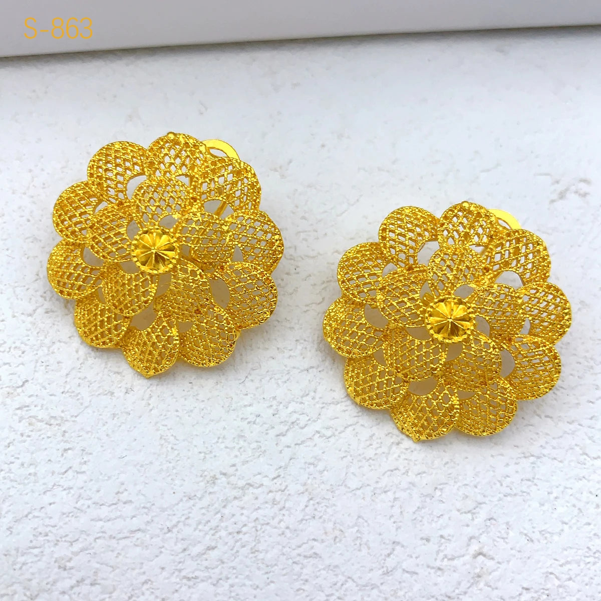 Luxury Flower Necklace Sets For Women Wedding Dubai Gold Plated African Jewelry Set Indian Jewellery Anniversary Gifts