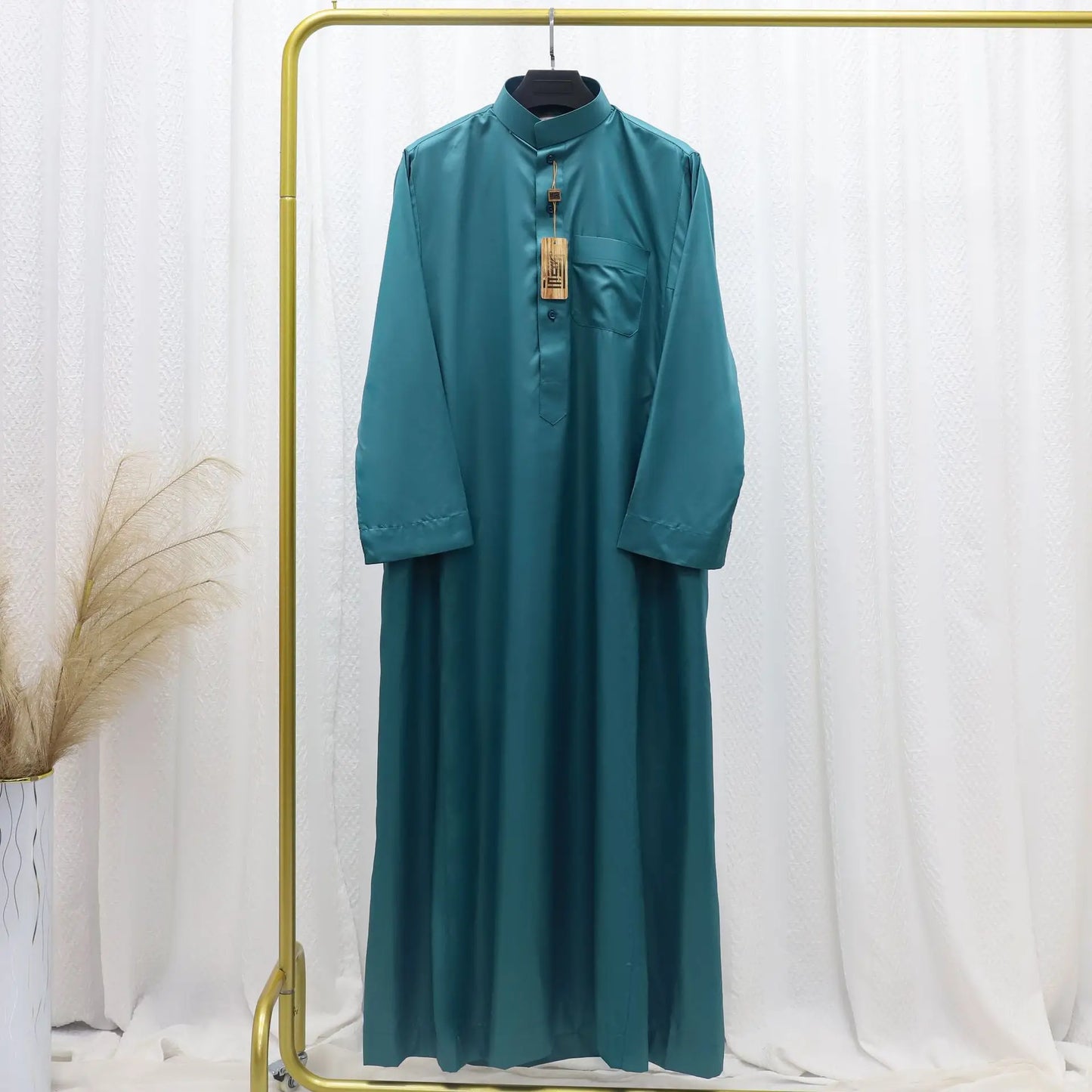 Muslim Eid Men Long Robe Kimono Dishdasha Modest Islamic Dubai Saudi Abayas Prayer Abaya Kaftan Ramadan Morocco Jubba Thobe