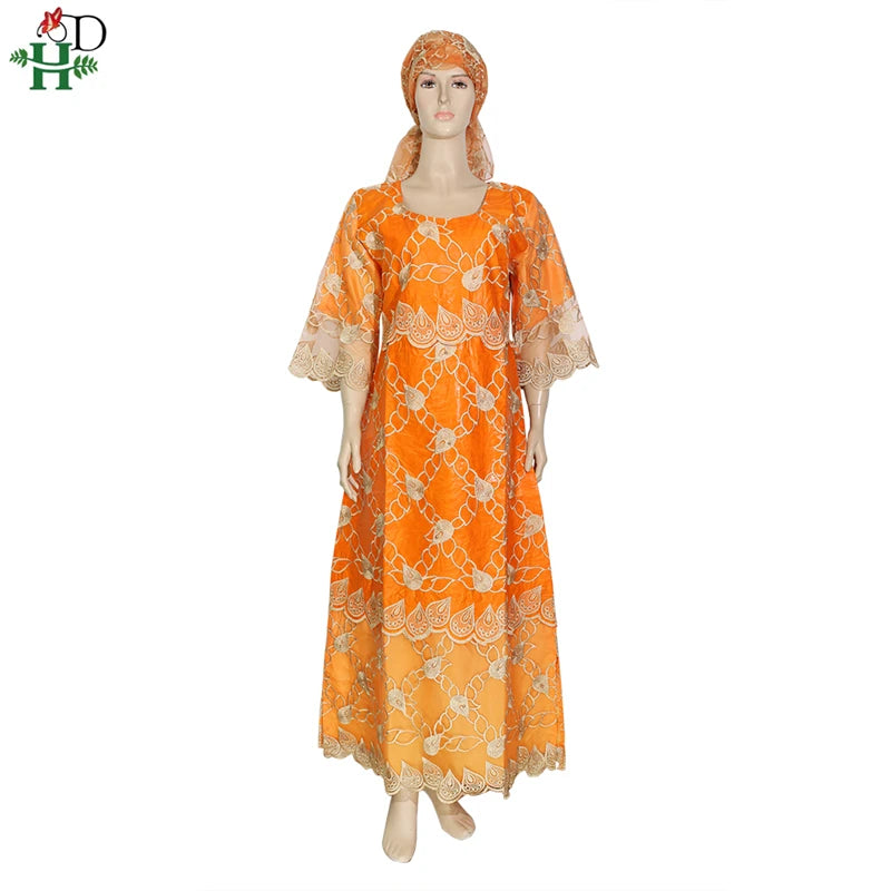H&D Traditional African Dresses Women Plus Size Long Dress Dashiki Clothes South Africa Ankara 2022 robe africaine femme SP-31