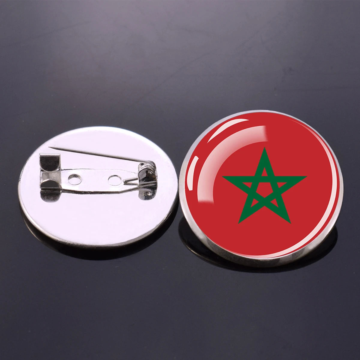 African Country National Flag Brooch Pins Algeria South African Morocco Egypt Nigeria Flags Badge