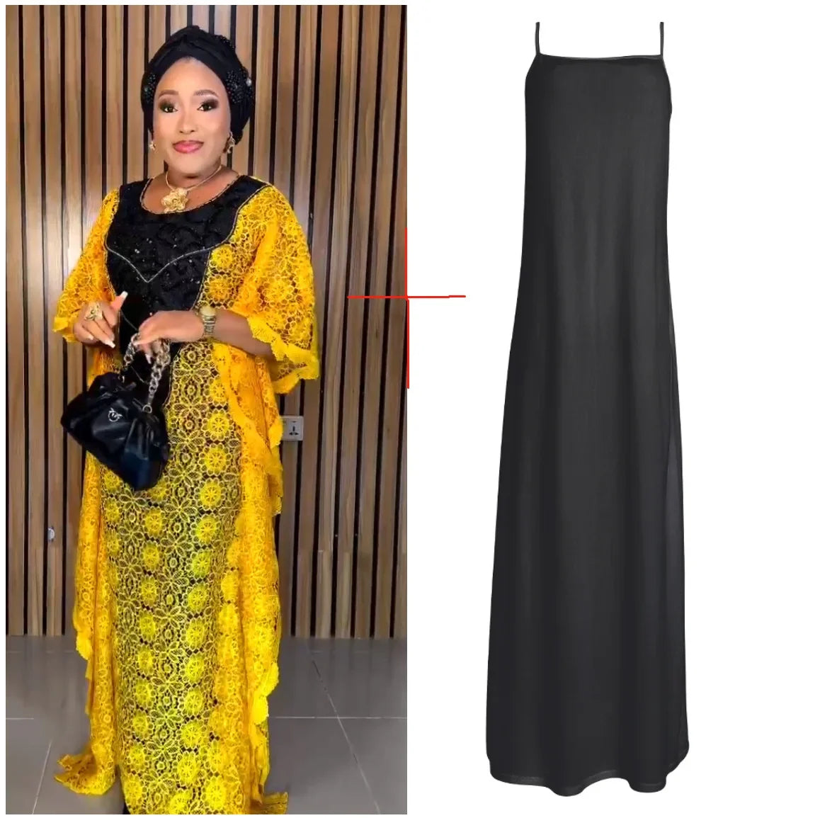 2024 African Wedding Party Dresses for Women Autumn African 3/4 Sleeve Plus Size Lace Long Dress Maxi Dress African Clothes