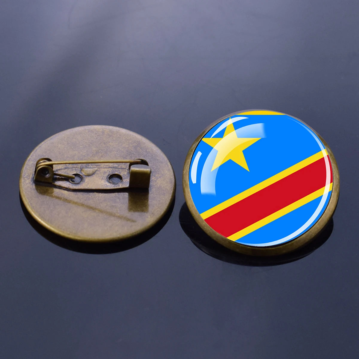 African Country National Flag Brooch Pins Algeria South African Morocco Egypt Nigeria Flags Badge