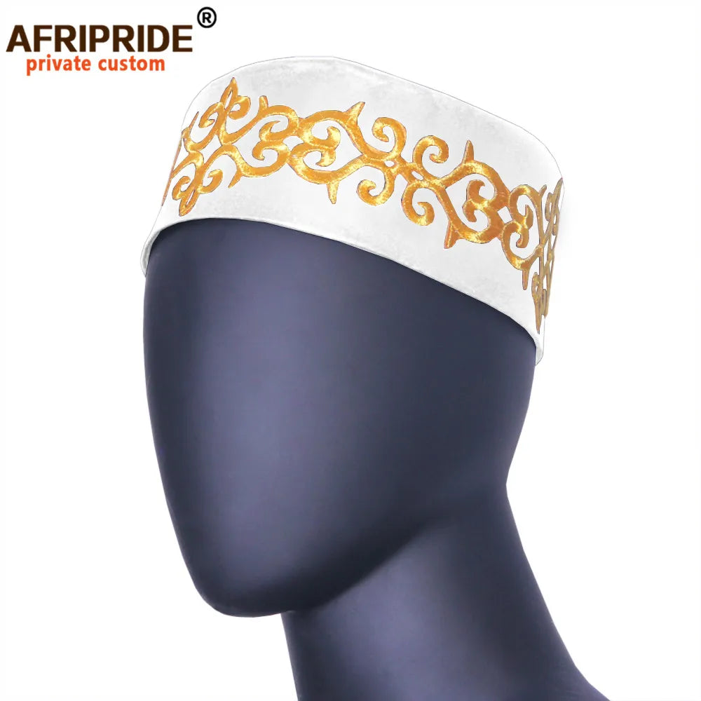 African Muslim Islam Kippah Arab Caps Musulman Ramadan Arabia Moslim Tulband Wrap Allah Muslim Prayer Cap Men AFRIPRIDE A1928010