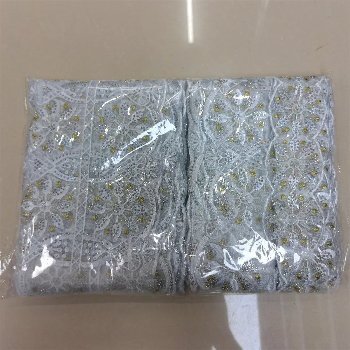 15 yards Width (16cm) Swiss Sequins Lace Trim Elastic Lingerie Sewing Craft DIY Apparel Fabric Wedding Garment Accessory M1229-1