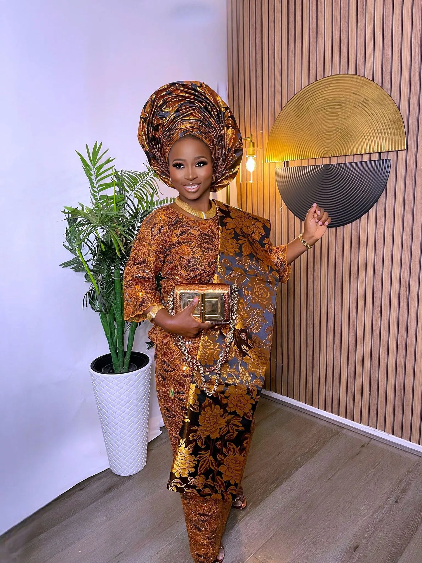 2025 Hot Sale African Sego Headtie Wrapper Scarf High Quality Nigerian Gele For Aso Ebi 2Pieces/Bag Women Head Tie For Wedding