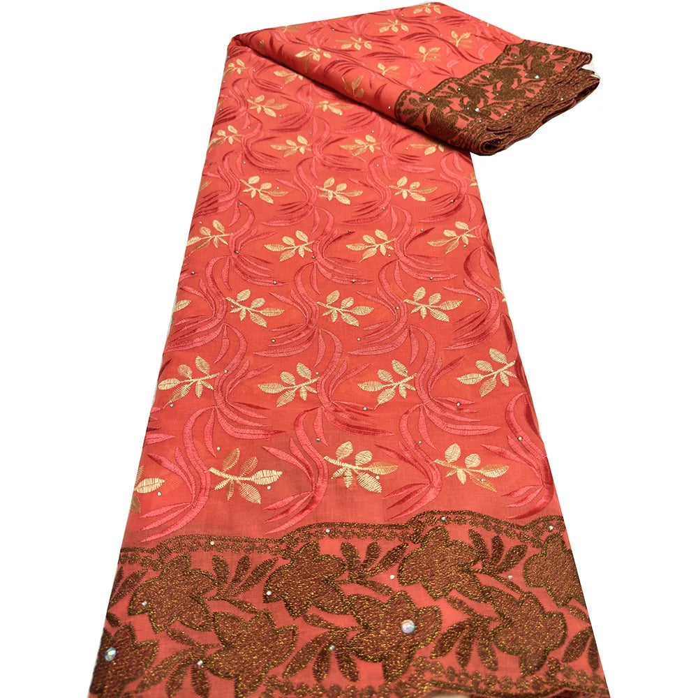 African Cotton Lace Fabric Swiss Voile Lace In Switzerland Hot Sale Nigerian Lace Fabric For Sewing Women Evening Party Dresses