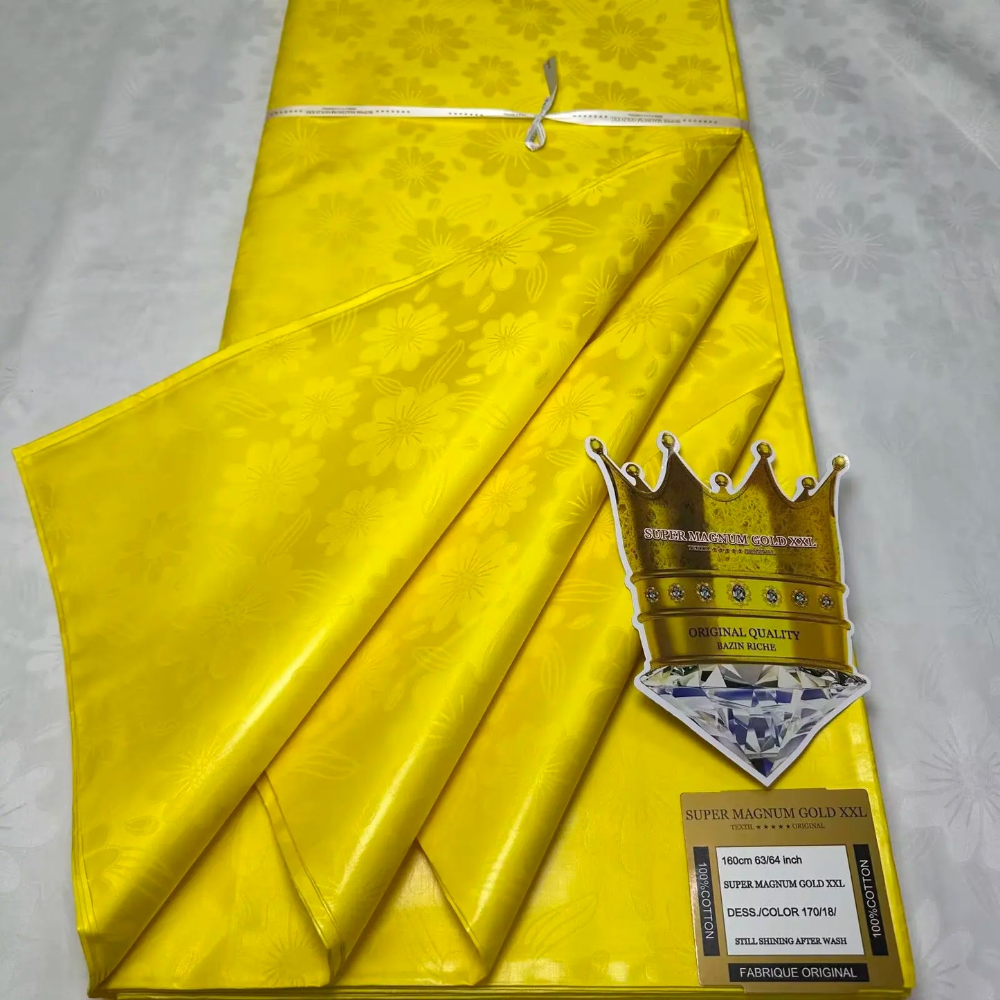 5 Meters Perfumed African Bazin Brocade Fabrics for Dress 100% Cotton Team Bazin Riche Brode Jacquard Material for Clothes 16A91