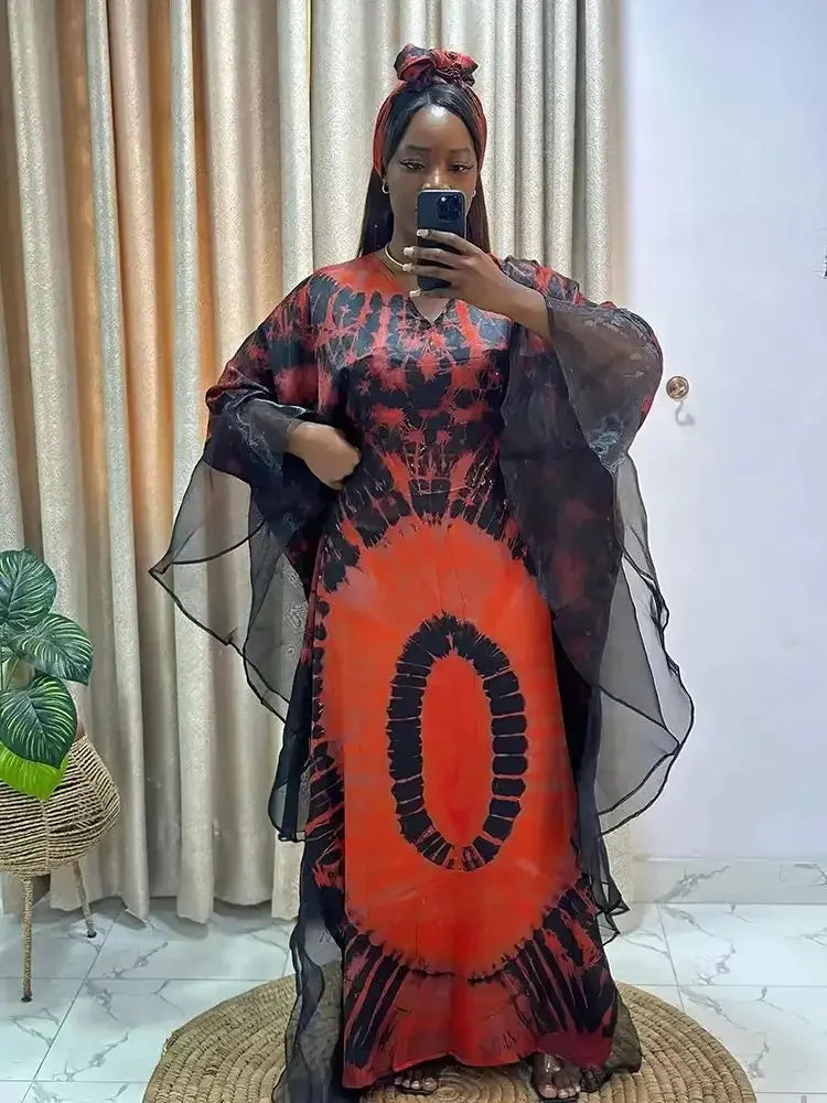 African Dresses for Women Traditional Africa Clothing Dashiki Ankara Outfits Gown Abayas Robe Muslim Kaftan Maxi Long Dress 2024