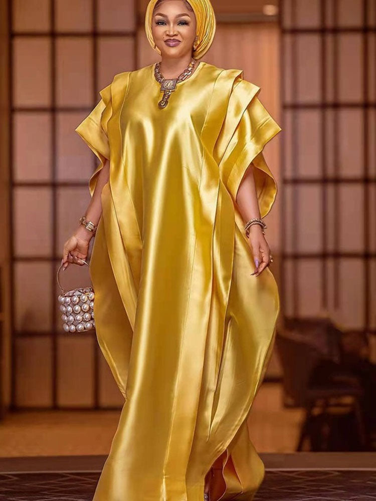 Nigeria Ladies Caftan Dress African Dresses for Women 2022 Traditional Loose Abaya Musulman Boubou Robe Africaine Femme Clothes