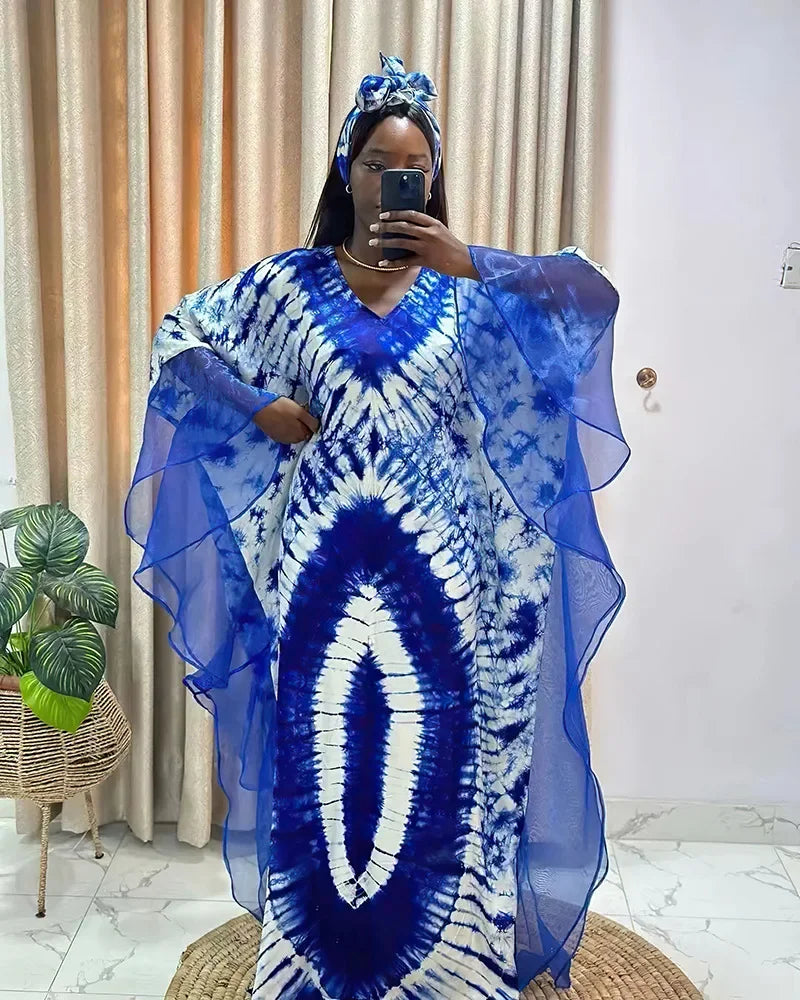 African Dresses for Women Traditional Africa Clothing Dashiki Ankara Outfits Gown Abayas Robe Muslim Kaftan Maxi Long Dress 2024