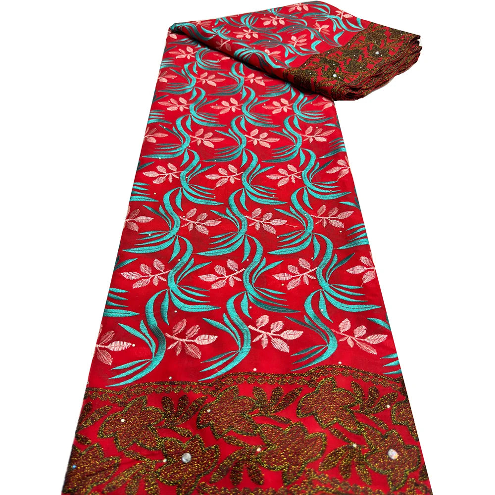 African Cotton Lace Fabric Swiss Voile Lace In Switzerland Hot Sale Nigerian Lace Fabric For Sewing Women Evening Party Dresses