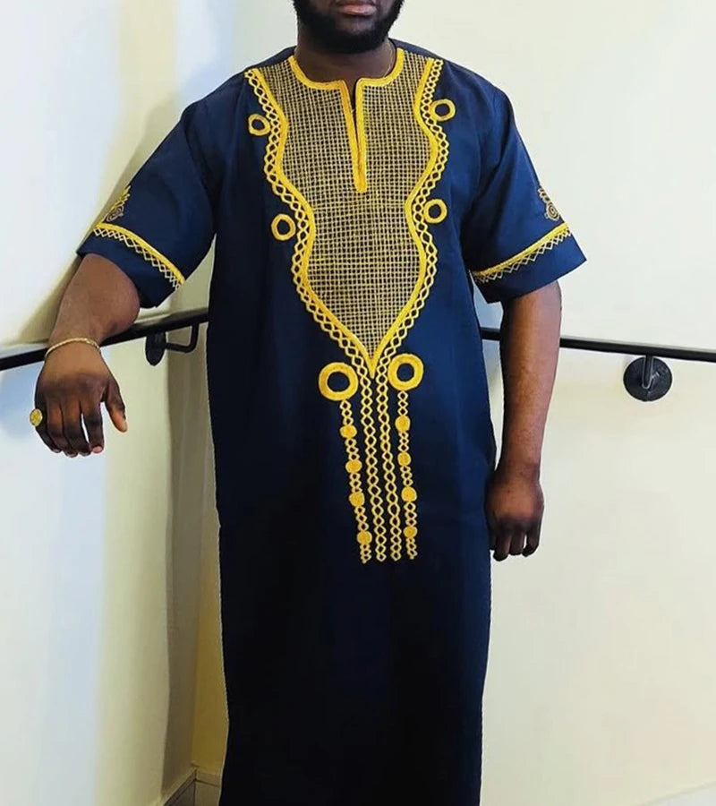 african traditional evening dresses shirts for mens thobe dashiki robe clothes fashion kaftan africa clothing muslim abayas 2025