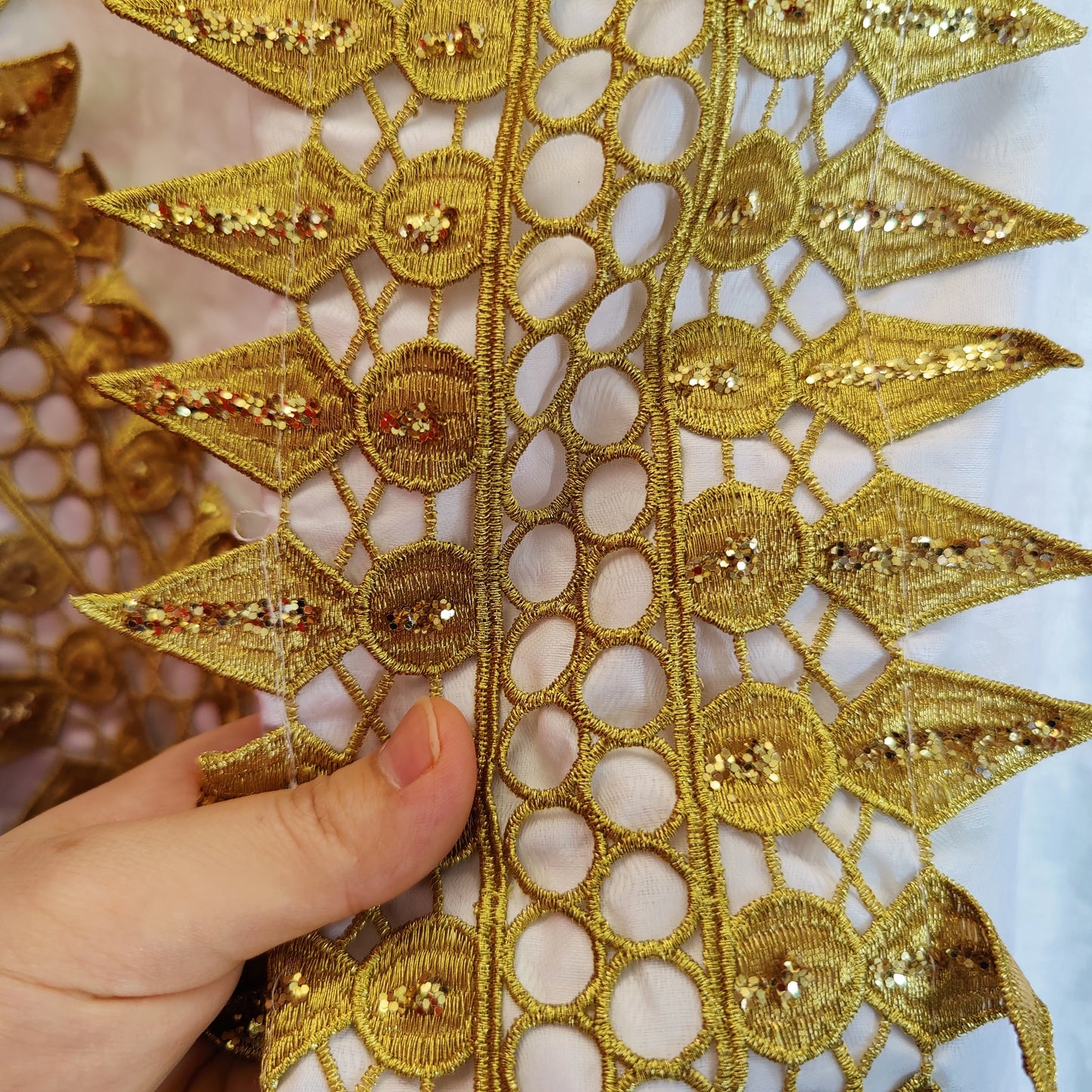 African Red Boubou Bazin Riche Wedding Bride Dress 2024 Latest Nigerian Mali Mix Size Dashiki With Gold Dust Embroidery Gown