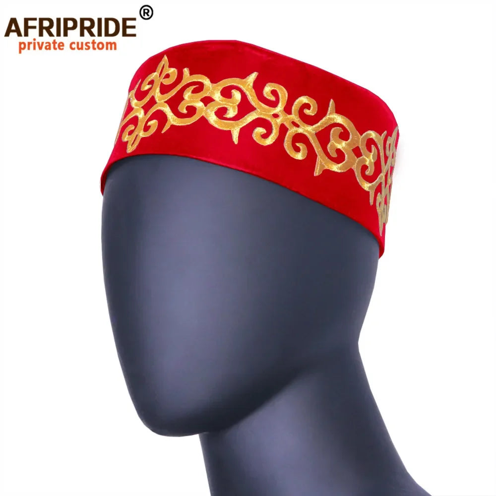 African Muslim Islam Kippah Arab Caps Musulman Ramadan Arabia Moslim Tulband Wrap Allah Muslim Prayer Cap Men AFRIPRIDE A1928010