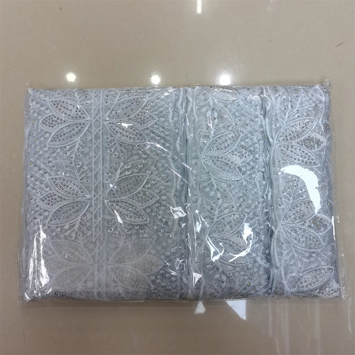 15 yards Width (16cm) Swiss Sequins Lace Trim Elastic Lingerie Sewing Craft DIY Apparel Fabric Wedding Garment Accessory M1229-1