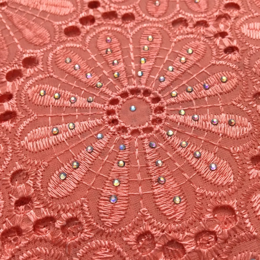 Nigerian Swiss Voile Cotton Fabric Lace African Lace Fabric with Stones Evening Party Dresses For Women High Quality2.5yards4200