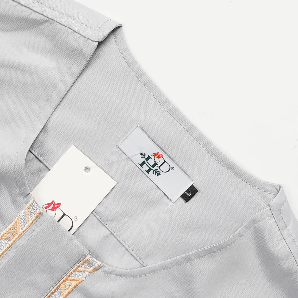 H&D African Agbada Robe Men 2 Pieces Set Embroidery Dashiki Shirt Africa Clothes Long Sleeve Cover Tops Pants Suit Robes Outfit