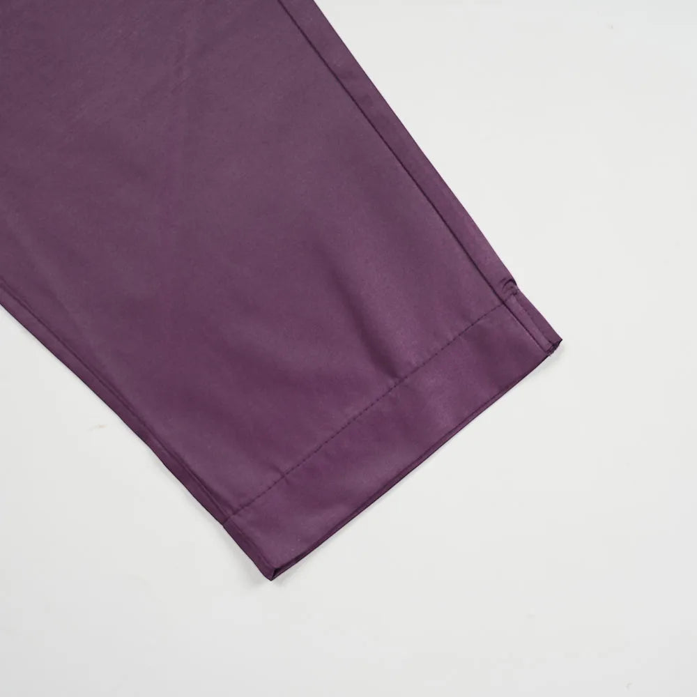 H&D African For Men Traditional 3PCS Outfit Thobe Set Purple Agbada Embroidered Robe Plus Size Wedding Christmas BouBou Ramadan