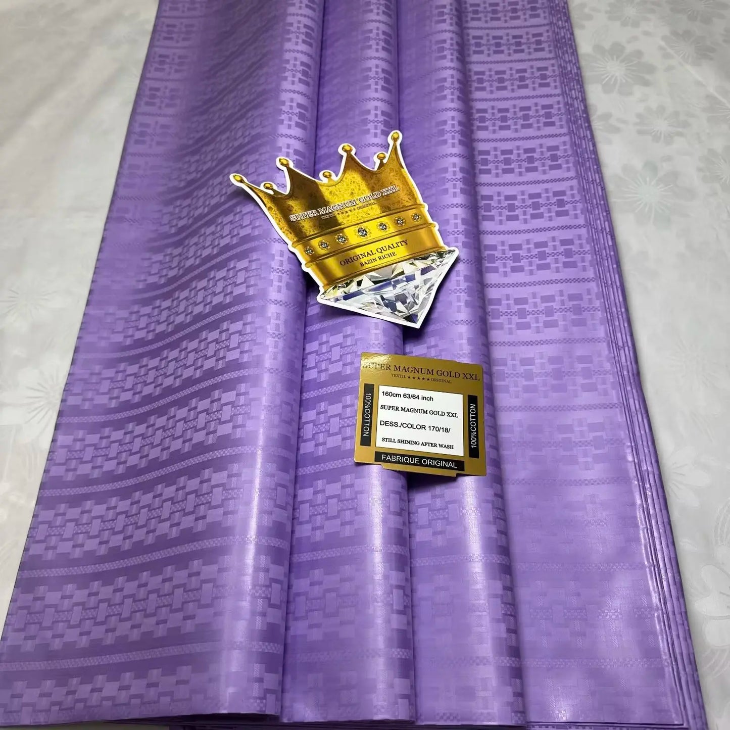 5 Meters Perfumed African Bazin Brocade Fabrics for Dress 100% Cotton Team Bazin Riche Brode Jacquard Material for Clothes 16A91