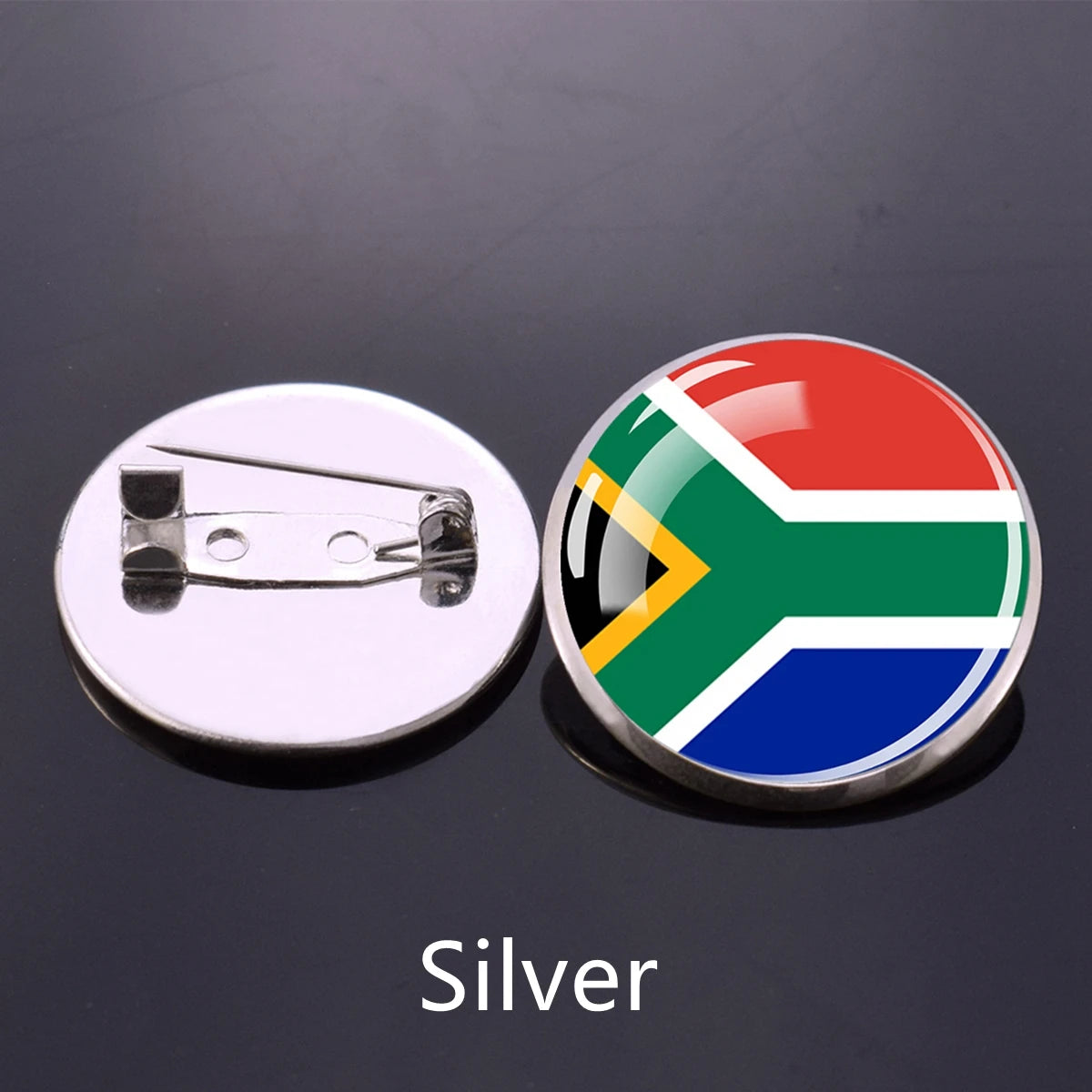 African Country National Flag Brooch Pins Algeria South African Morocco Egypt Nigeria Flags Badge