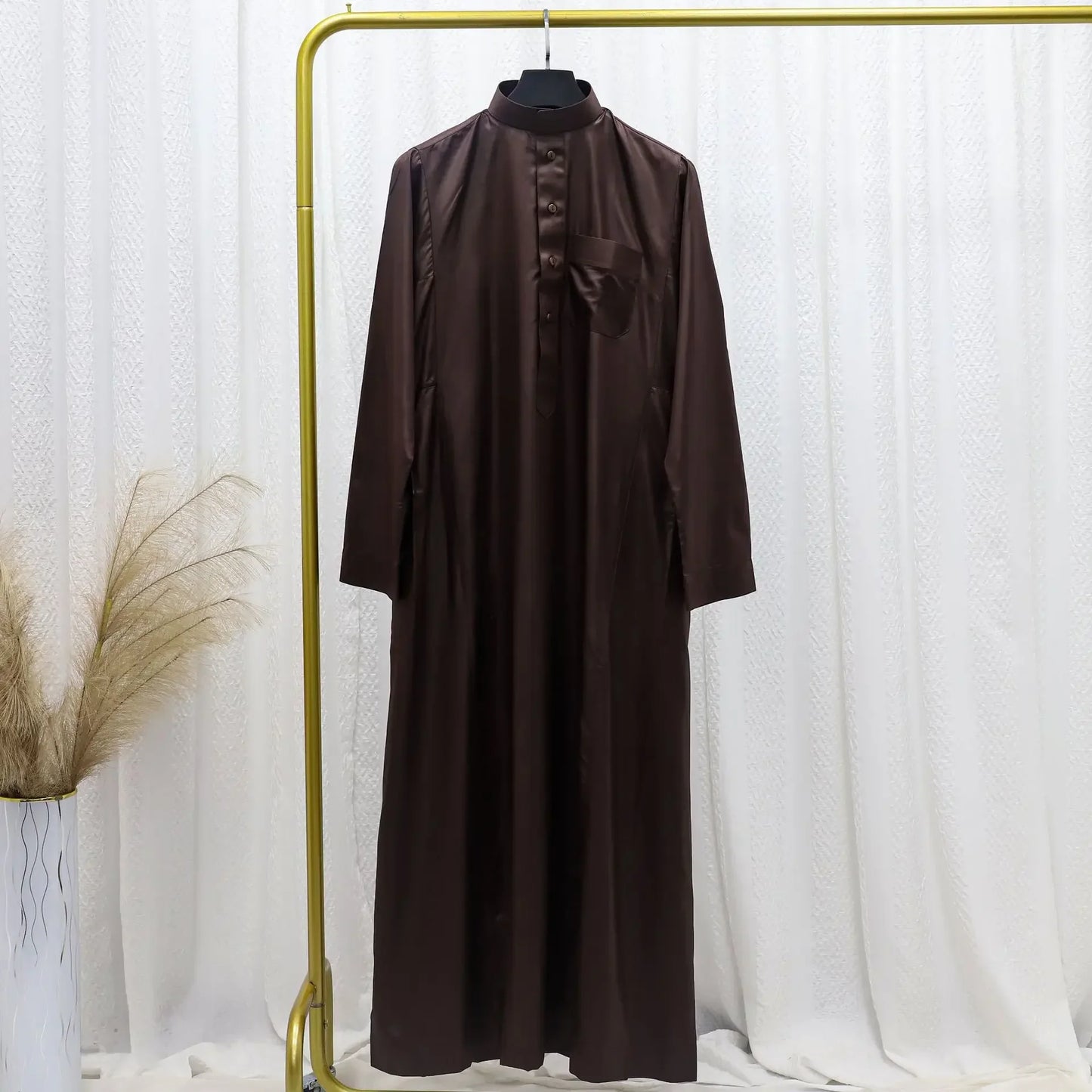 Muslim Eid Men Long Robe Kimono Dishdasha Modest Islamic Dubai Saudi Abayas Prayer Abaya Kaftan Ramadan Morocco Jubba Thobe