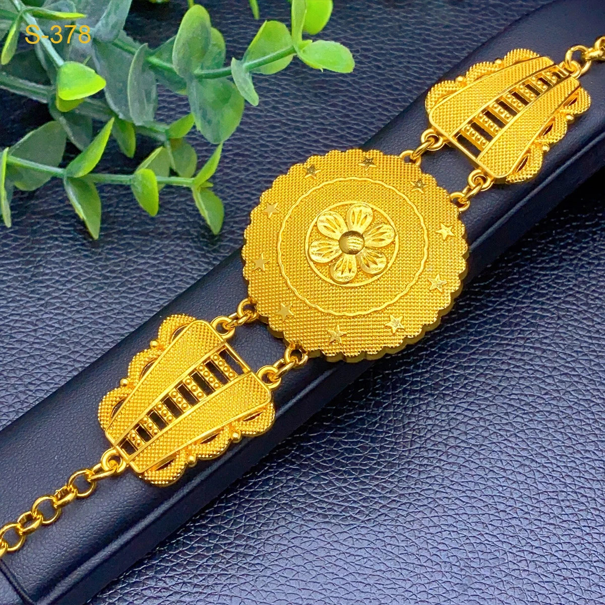 Indian Big 24k Gold Plated Jewelry Set For Women Party Dubai African Necklace Sets Bridal Wedding Gifts Arabic Jewelry Sets