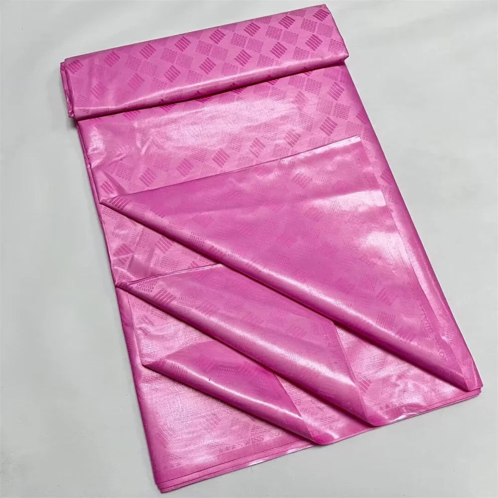 2025 African Bazin Riche Fabric Plain Bazin Brocade Latest 5 Yard African Lace Fabric For Dress