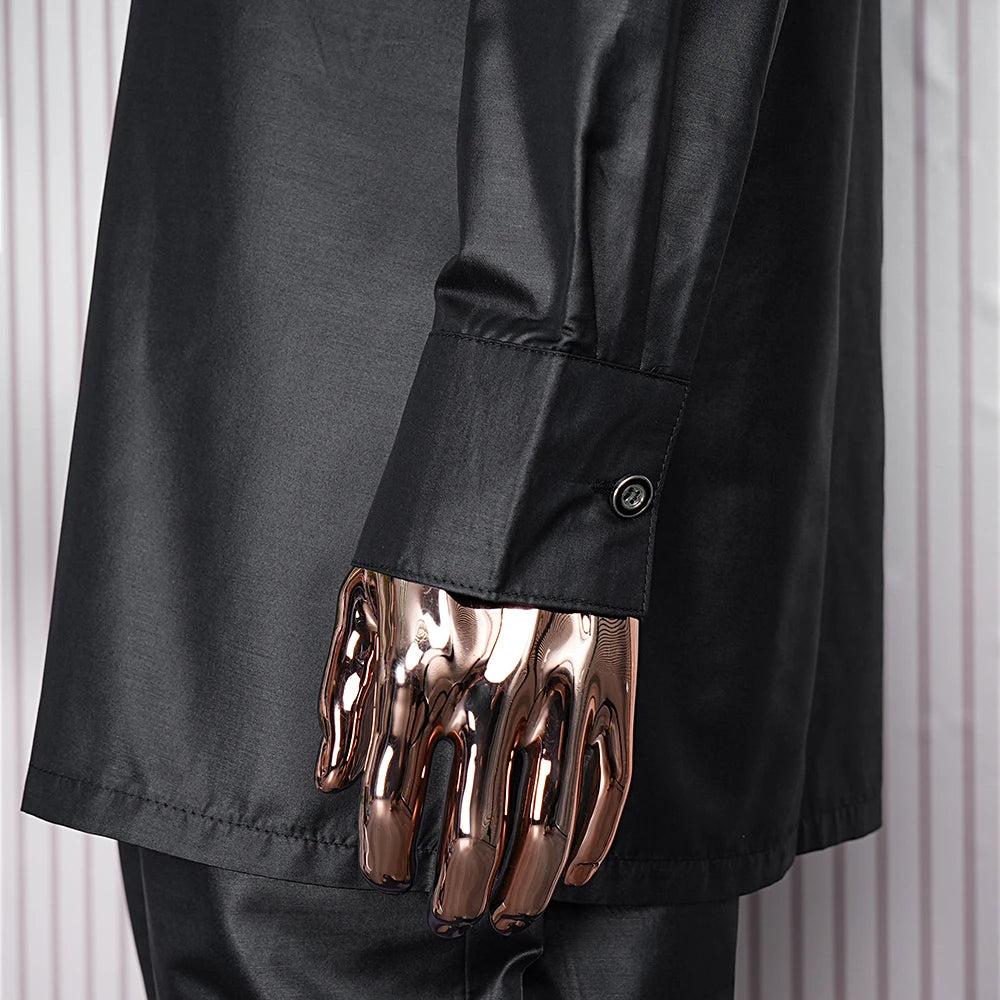 H&D African Clothes for Men Bazan Trads Wears Robe Shirt Pants 3 PCS Set Embroidery High -quality embroidery wedding dress