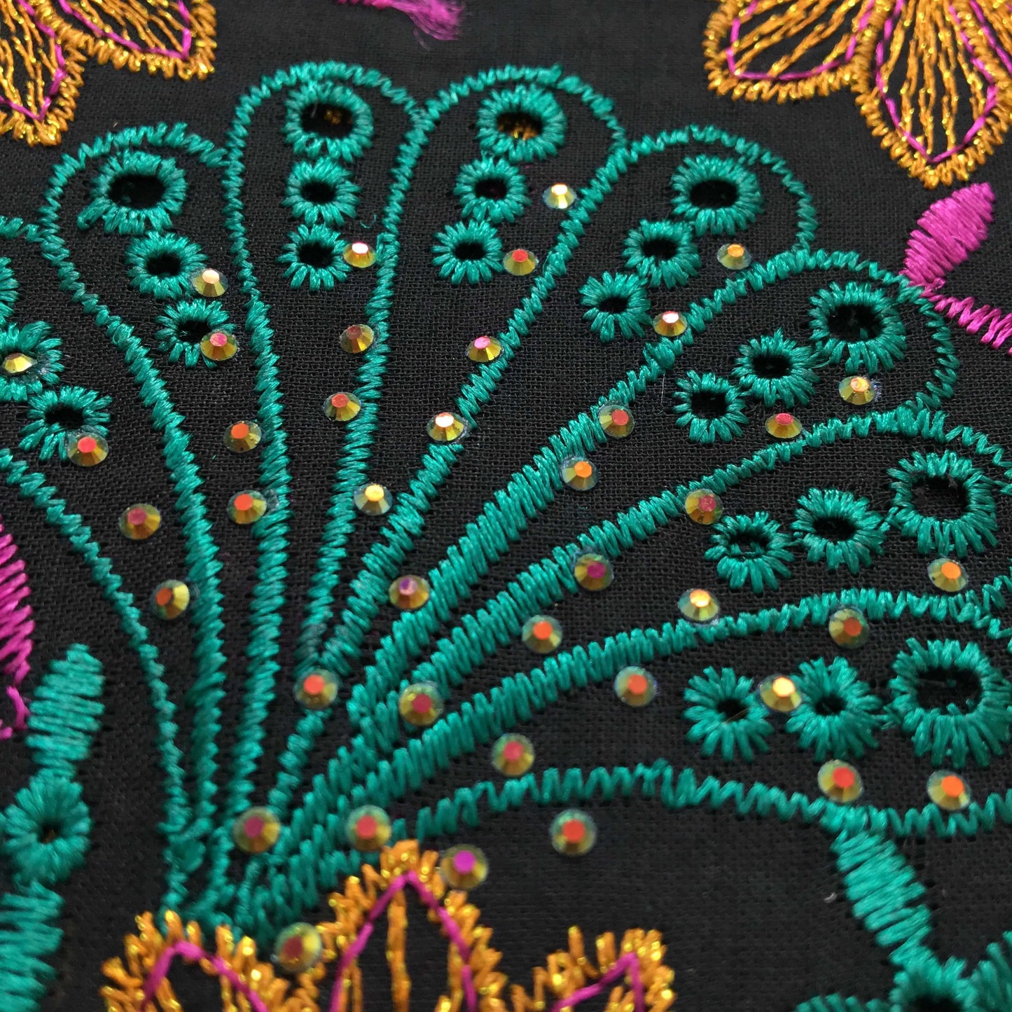 2024 African Cotton Lace Fabric High Quality Nigerian Stones Cotton Lace Fabric Swiss Voile Lace For Women Wedding Dress TY3806