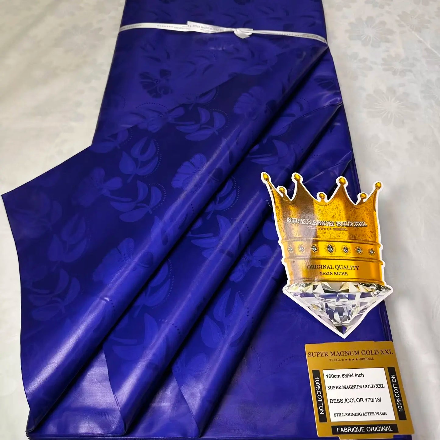 5 Meters Perfumed African Bazin Brocade Fabrics for Dress 100% Cotton Team Bazin Riche Brode Jacquard Material for Clothes 16A91