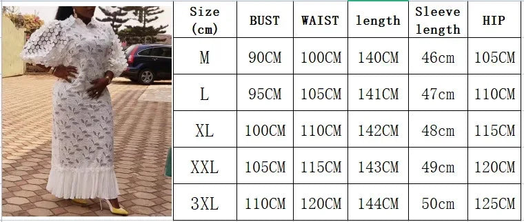 White Lace Dresses for Women Wedding Guests Elegant Turn Down Collar Puff Sleeves Pleated Hem Midi Dress Luxury Occasion Clothes