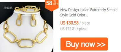 Africal Gold Color Big Jewelry Set Hollow Out Design Necklace Bracelet Earring Ring For Women Bridal Wedding Jewellery Gift