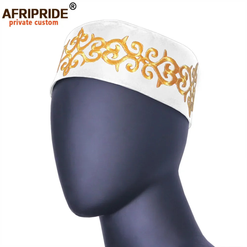 African Muslim Islam Kippah Arab Caps Musulman Ramadan Arabia Moslim Tulband Wrap Allah Muslim Prayer Cap Men AFRIPRIDE A1928010