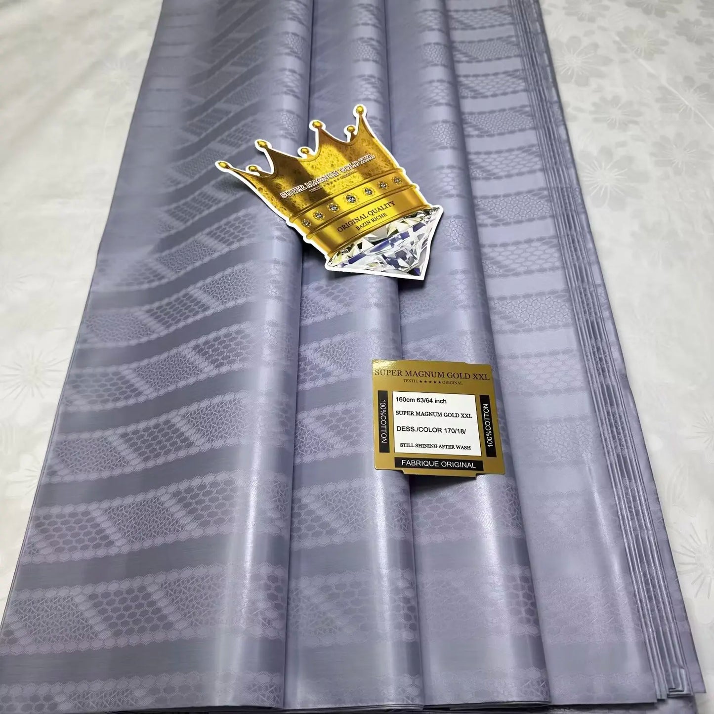 5 Meters Perfumed African Bazin Brocade Fabrics for Dress 100% Cotton Team Bazin Riche Brode Jacquard Material for Clothes 16A91