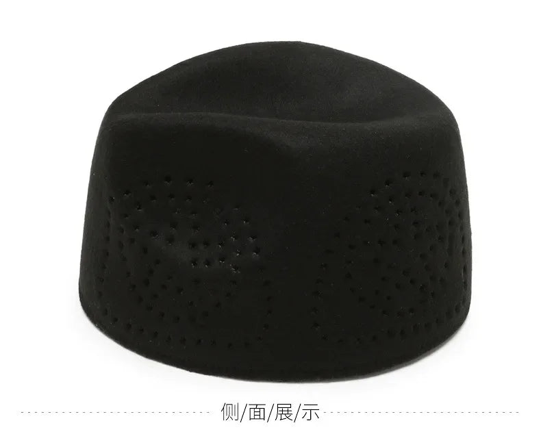 Muslim Hats New Arrival Green Red Eid Ramadam Prayer Elegant Caps for Men Cotton Dancing Ourdoor Indoor Evening Party Hat