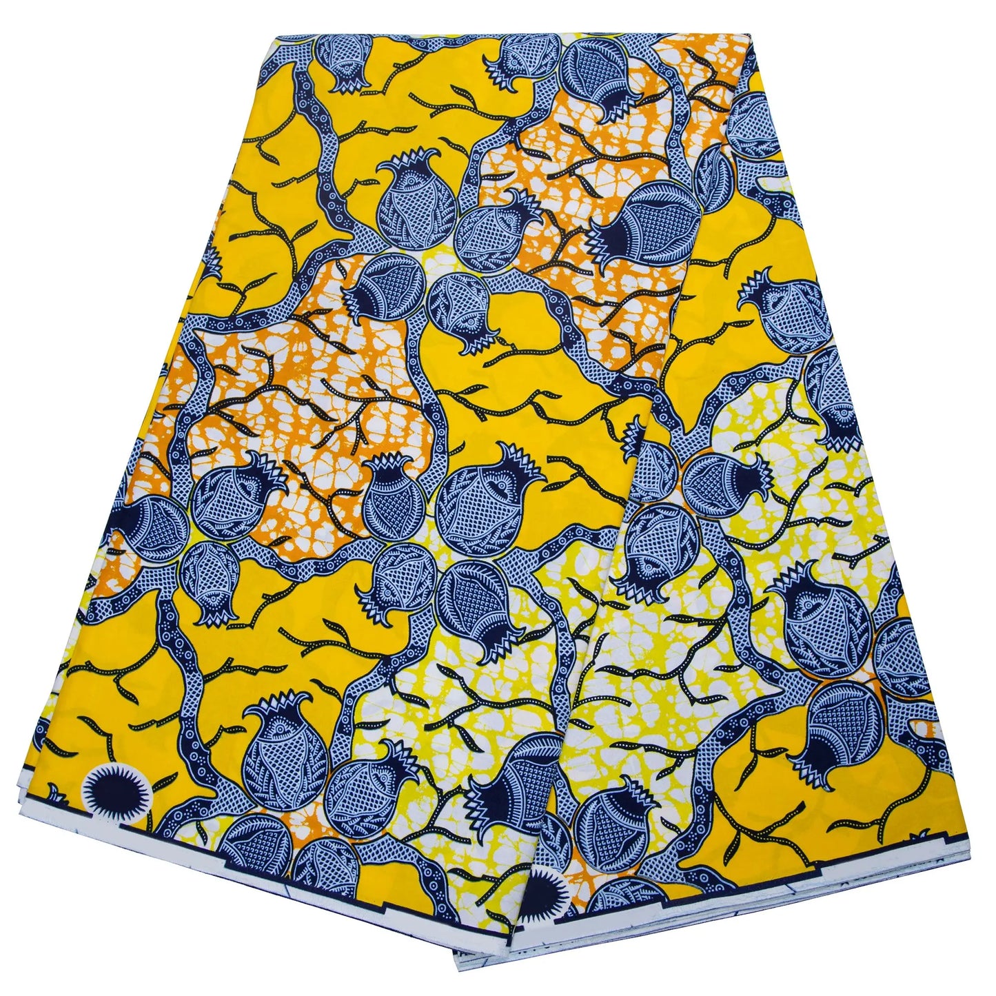African Wax Fabric 100% Cotton Nigeria Ankara Wax Fabric Block Prints Batik Pagne Soft Sewing Fabric