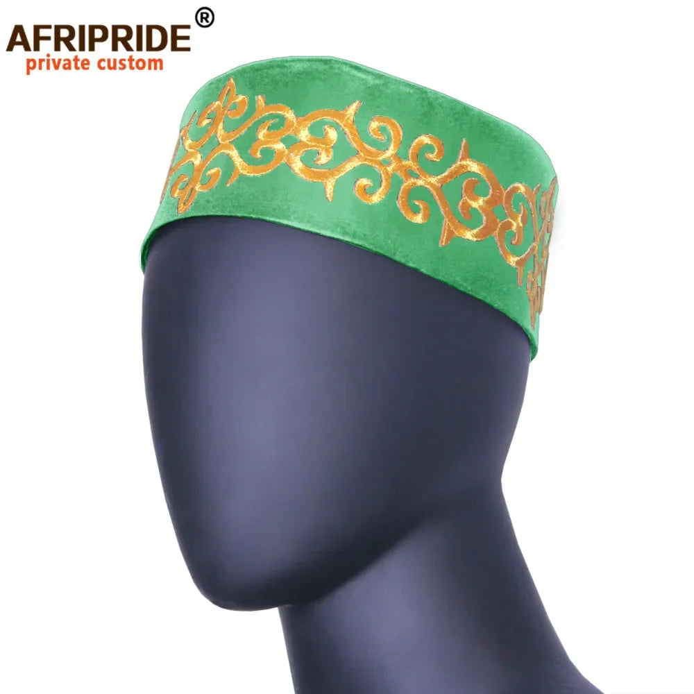 African Muslim Islam Kippah Arab Caps Musulman Ramadan Arabia Moslim Tulband Wrap Allah Muslim Prayer Cap Men AFRIPRIDE A1928010