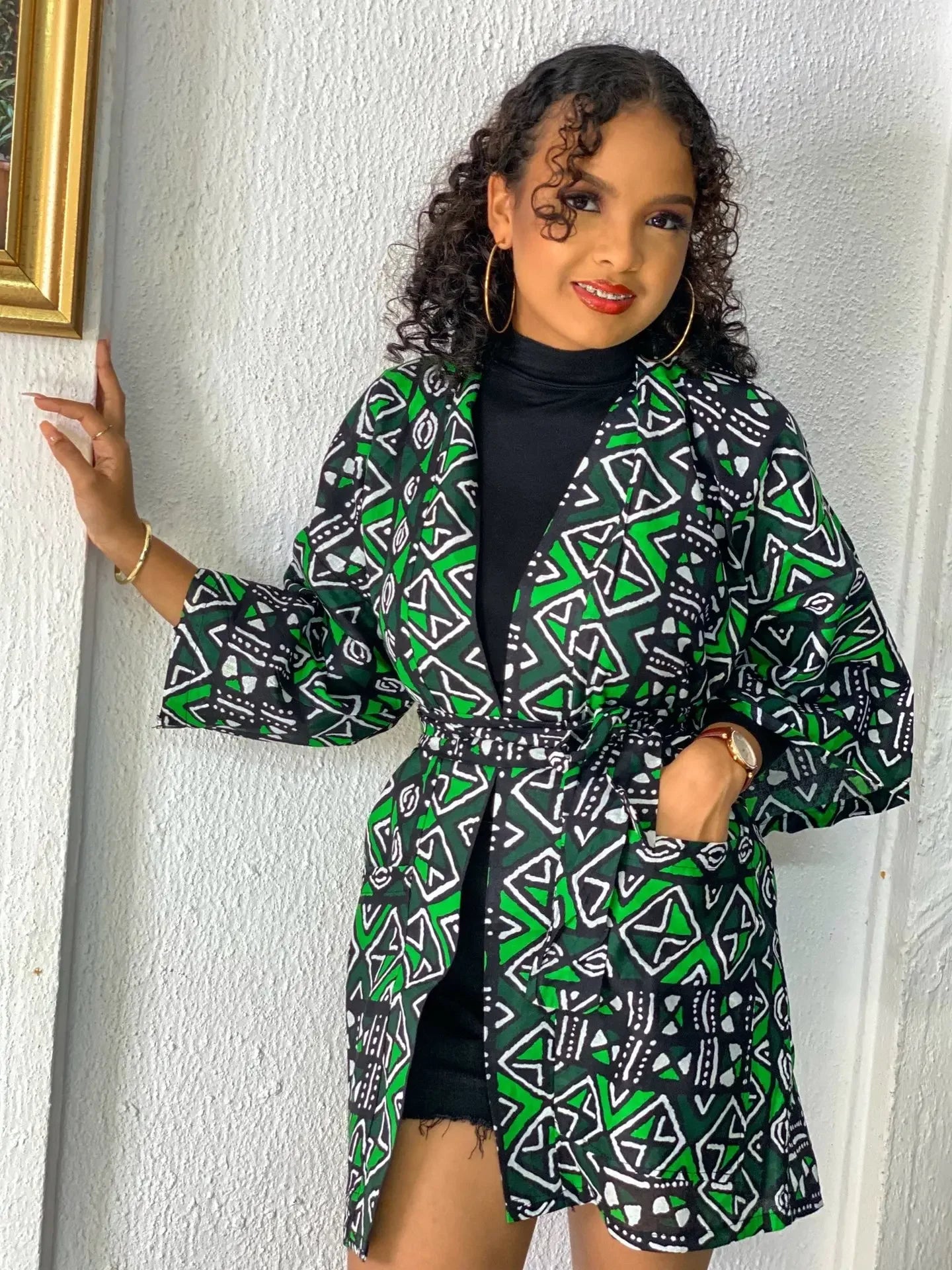 African Dresses For Women Fashion Kimono Cardigan Coat Traditional Floral Print Rich Bazin Vestidos Dashiki Party African Skirts