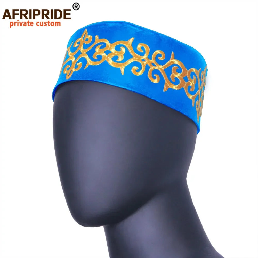 African Muslim Islam Kippah Arab Caps Musulman Ramadan Arabia Moslim Tulband Wrap Allah Muslim Prayer Cap Men AFRIPRIDE A1928010