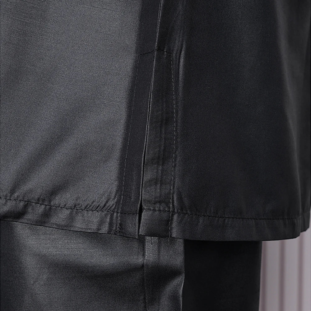 H&D African Clothes for Men Bazan Trads Wears Robe Shirt Pants 3 PCS Set Embroidery High -quality embroidery wedding dress