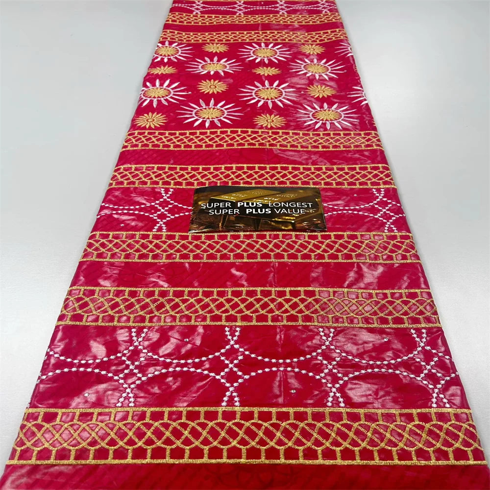 African Bazin Brocade Fabric for Women &Men, 100% Cotton, African, Basain Riche, Wedding, Hot Sale, Fashion, New Arrival,5 Yards