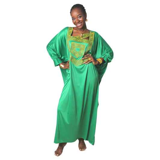 African Dresses For Women Tie Dyed Dashiki Embroidery Design Couple Fashion Elegant Dress With Scarf