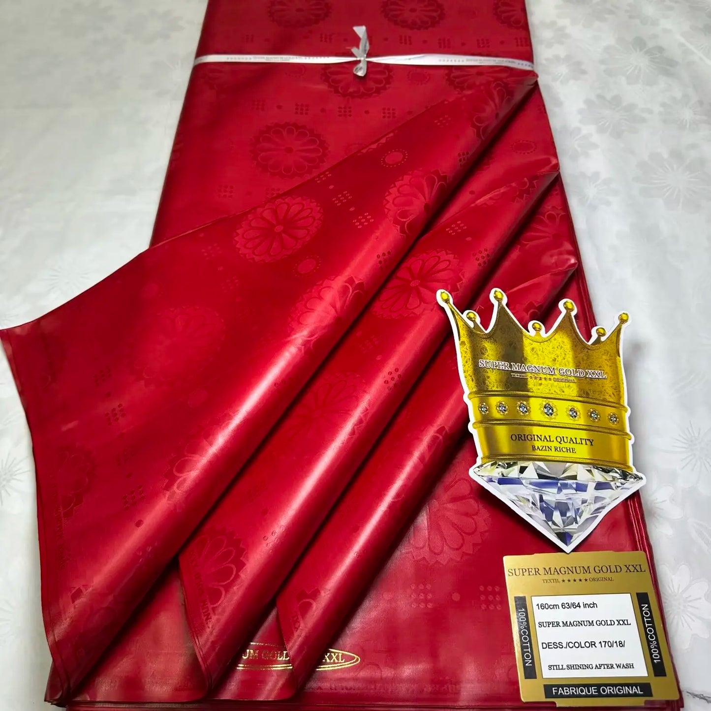 5 Meters Perfumed African Bazin Brocade Fabrics for Dress 100% Cotton Team Bazin Riche Brode Jacquard Material for Clothes 16A91