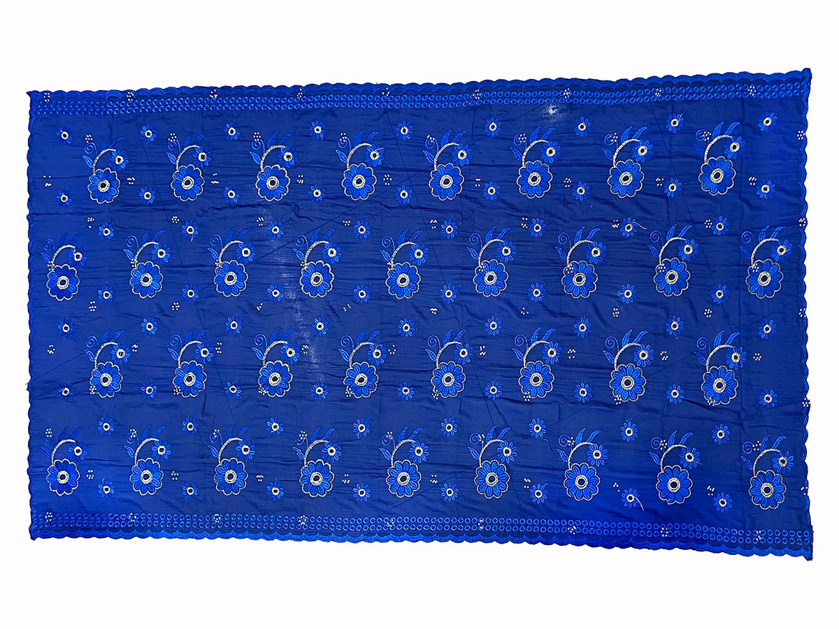 2025 Fashion Design Dubai Scarf For Muslim Women African Cotton Hijab Islam Hijab Pashmina Turban Headscarf Embroidery Shawls