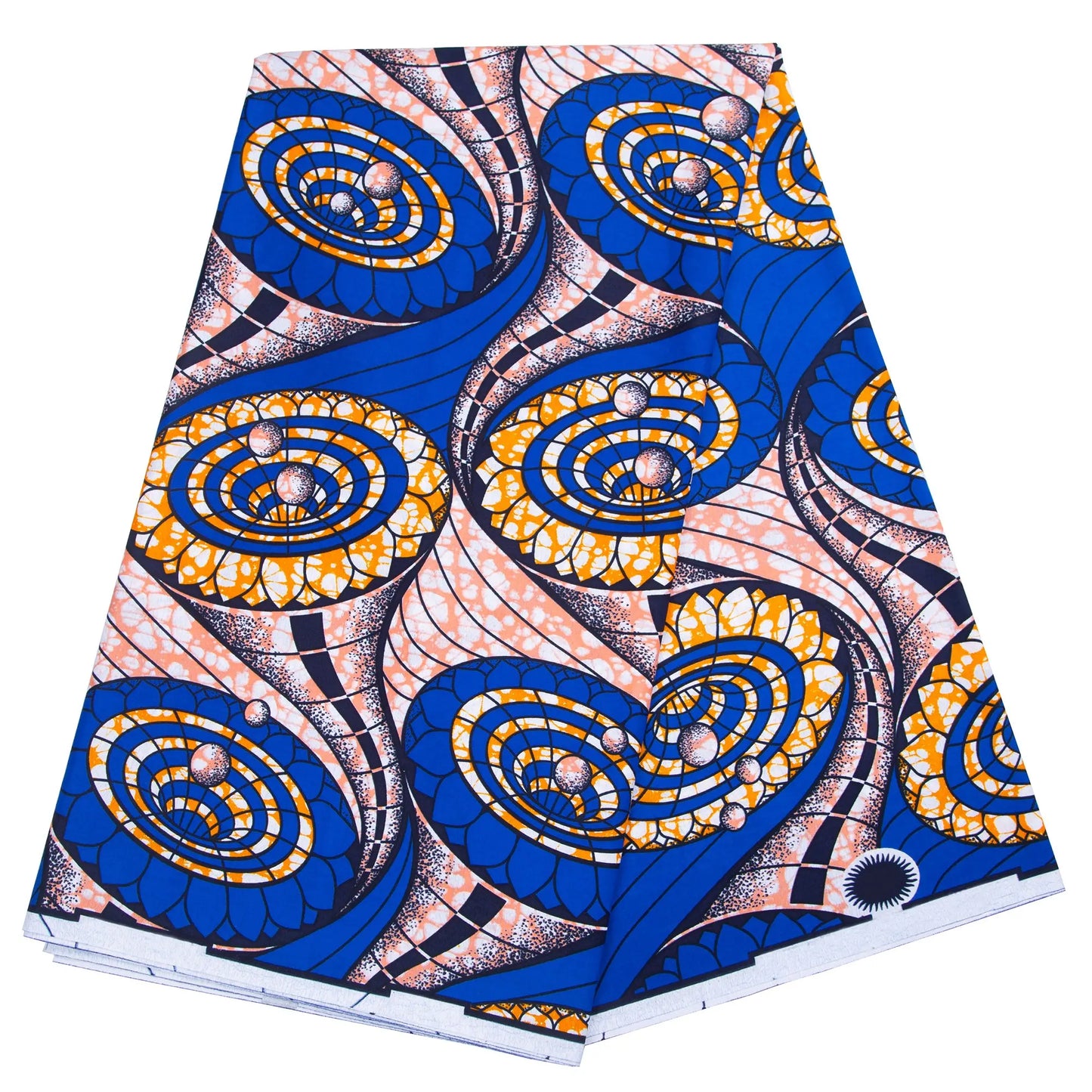 African Wax Fabric 100% Cotton Nigeria Ankara Wax Fabric Block Prints Batik Pagne Soft Sewing Fabric