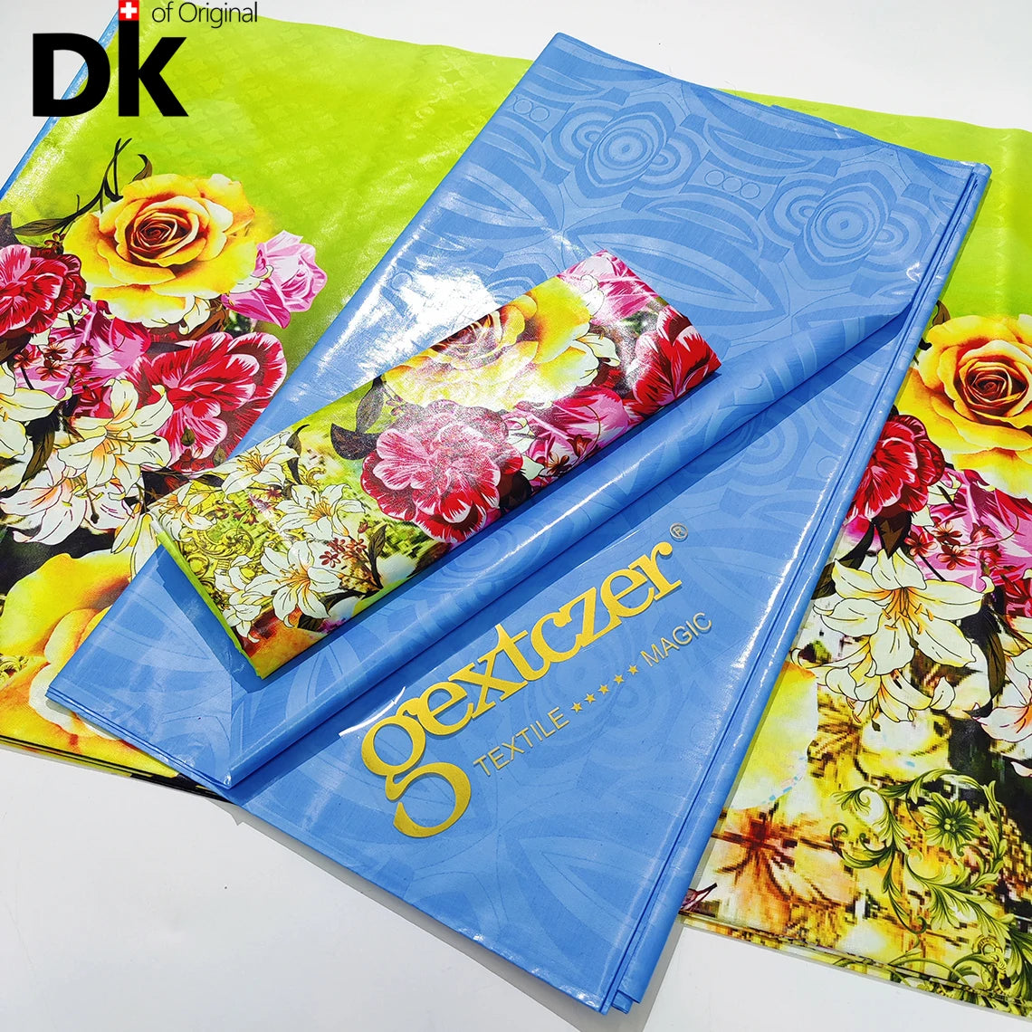 2.5 Yards Prints Baizn With 2.5 Yards Plain Bazin Perfect Match For African Guinea Women Wedding Party Dress Sewing Basin Fabric